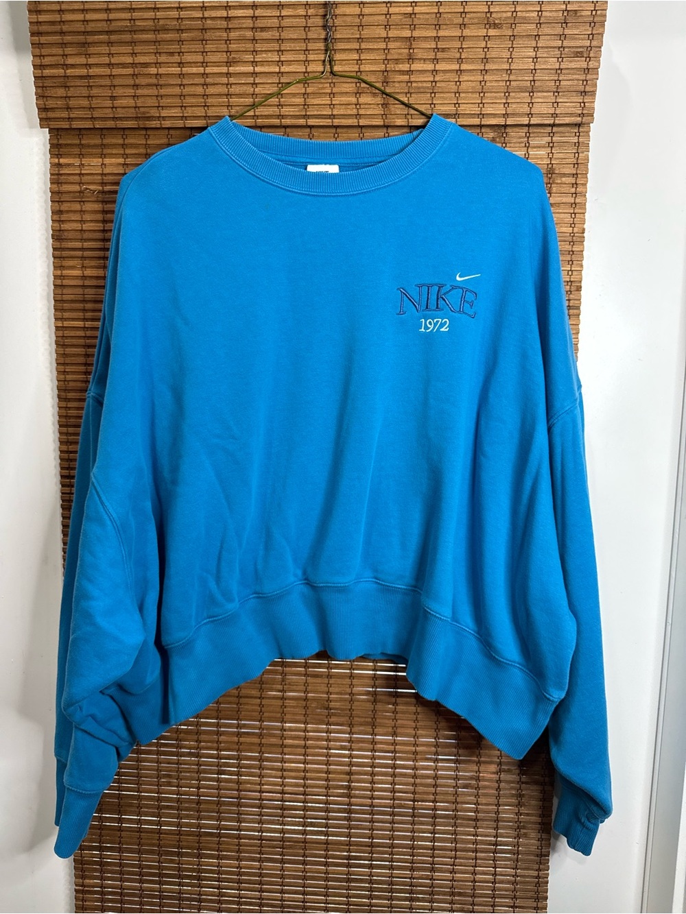 Nike Boxy Fit Women's Blue Crewneck Sweater
